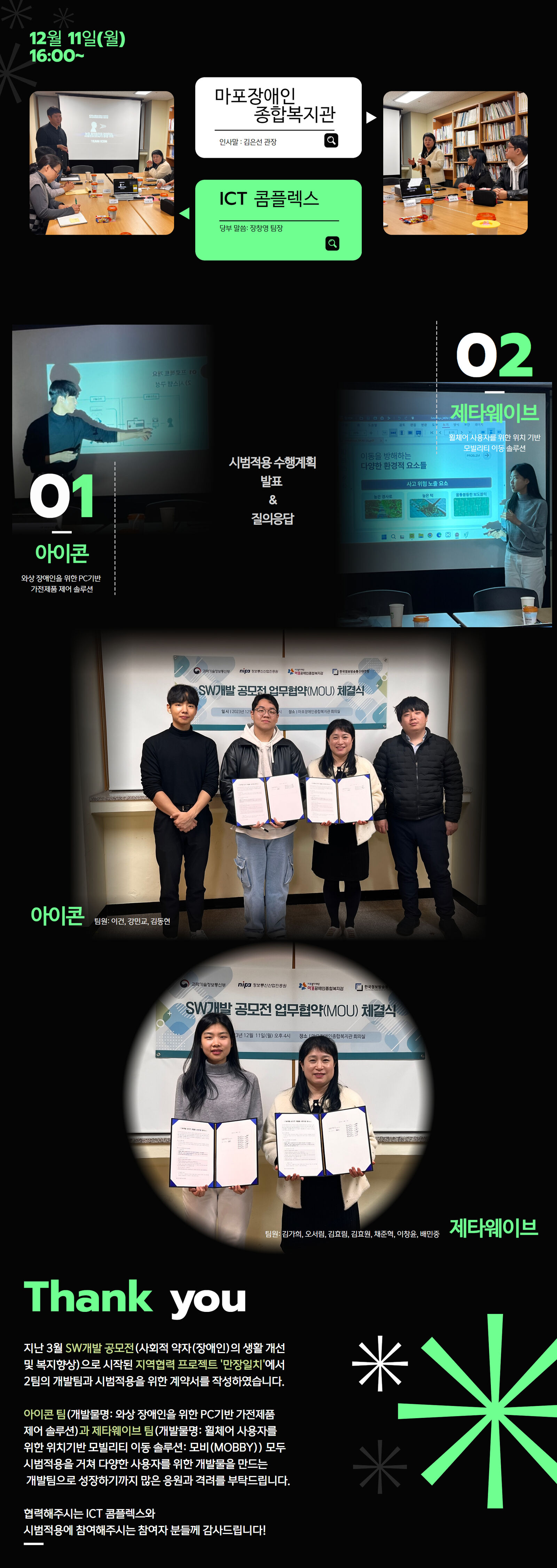 SW개발 공모전 시범적용 업무협약 체결식 SW개발 공모전 시범적용 업무협약 체결식