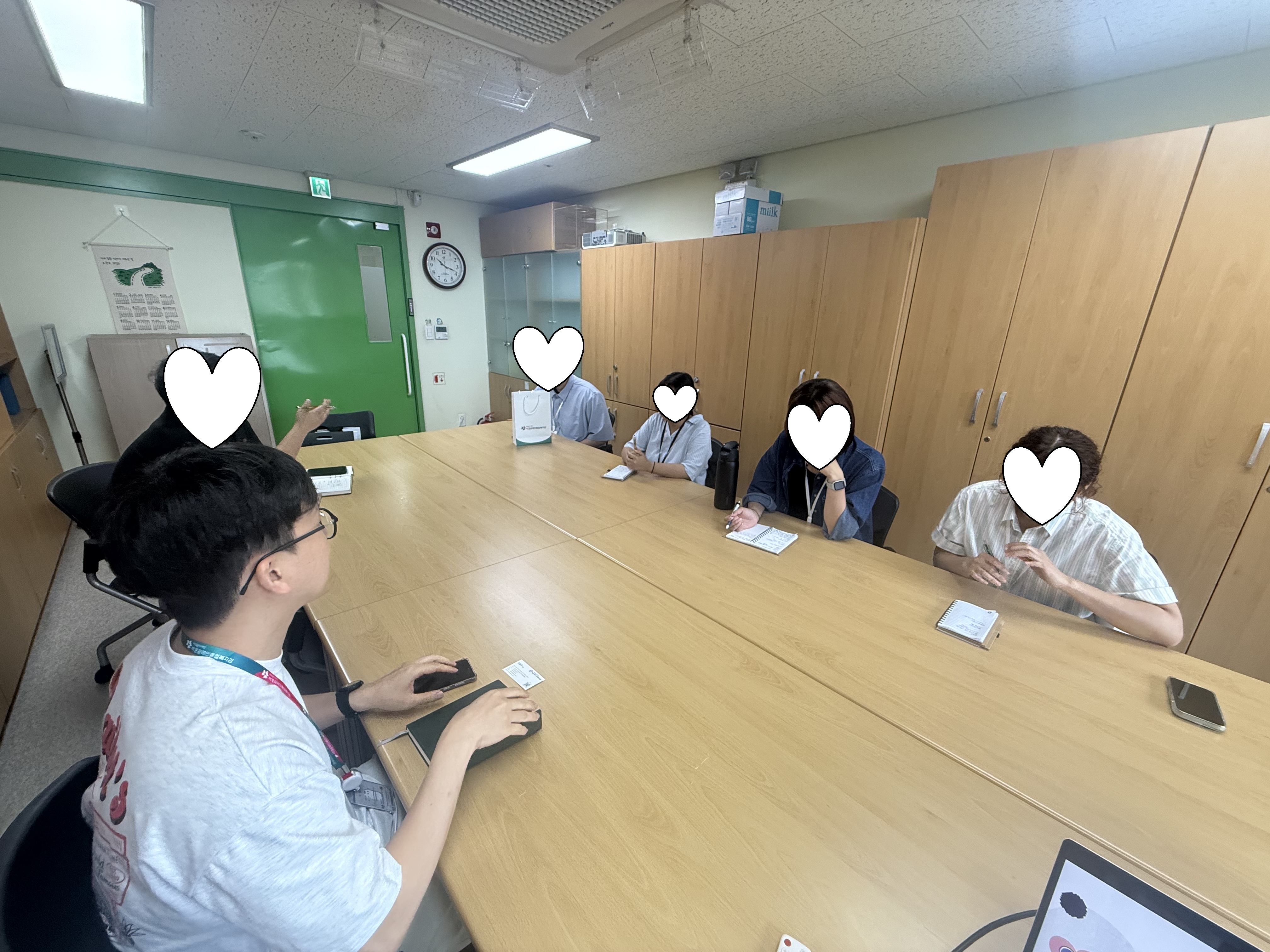 늘푸른나무복지관 직업재활 실습생 기관 방문